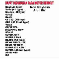 Gambar Honda Kunci Duplikat Motor Original Ukuran 9,7x3,1x0,1 cm Berat 15 gr Termasuk 3 Magnet Bahan Besi Tebal Plastik Kualitas Bagus Tempat dari Habitat Gemoyy undefined 3 Tokopedia