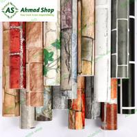 Gambar Wallpaper Stiker Dinding, Aneka Motif Bata Minimalis Dan Batu Alam - B Hitam Minimal dari Ahmad-Shop_NEW undefined 1 Tokopedia