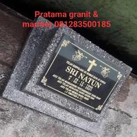 Gambar batu nisan Kristen dari Pratama granit marmer undefined 1 Tokopedia