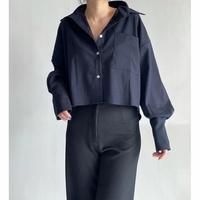 Gambar Kemeja Wanita Lengan Panjang Davi Crop Linen Crincle / Baju Wanita dari fashionshaaay undefined 5 Tokopedia