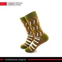 Gambar CoolDeSocks Original | Kaos Kaki Fashion - Retro Pattern - Brown dari CoolDeSocks undefined 3 Tokopedia