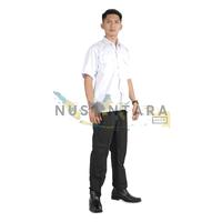 Gambar Setelan Seragam Dinas Pns paskibra Seragam Kerja Seragam Kemeja Putih seragam  stm - PUTIH & HITAM, L dari Bhineka Shop undefined 4 Tokopedia