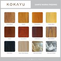 Gambar Kokayu - Kursi Kecil Stool Bulat Minimalis Kaki 4 Kayu Empuk & Nyaman dari kokayu furniture undefined 4 Tokopedia