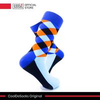 Gambar CoolDeSocks Original | Kaos Kaki Motif - Checkered Neo - Blue (C) dari CoolDeSocks undefined 5 Tokopedia