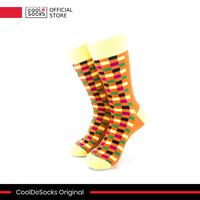 Gambar CoolDeSocks Original | Kaos Kaki Motif - Checkers Orange Yellow dari CoolDeSocks undefined 2 Tokopedia
