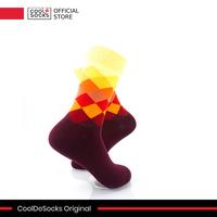 Gambar CoolDeSocks Original | Kaos Kaki Motif - Checkered Orange (C) dari CoolDeSocks undefined 5 Tokopedia