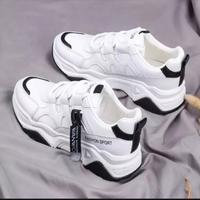 Gambar Sepatu Sneakers Wanita Wanwo Hitam Putih - Hitam, 37 dari StoreARK undefined 1 Tokopedia