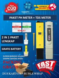 Gambar Alat Ukur PH Air Minum Terbaik Digital / Paket Alat Cek PH Air dan TDS - TDS dari Tarapti Group undefined 1 Tokopedia
