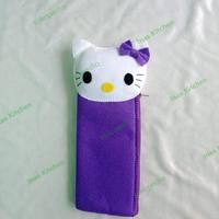 Gambar tempat pensil karakter HELLO KITTY dari bahan kain flanel - ungu muda dari Inas Kitchen undefined 2 Tokopedia