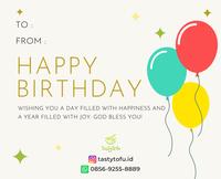 Gambar Kartu Ucapan / Greetings Card Custom dari Tasty Tofu undefined 1 Tokopedia