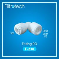 Gambar Fitting RO Drat Luar 1/2'' - Selang 3/8'' - F 238 dari WARUNG REMOT undefined 1 Tokopedia