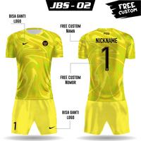 Gambar jersey bola setelan kiper indonesia free custom nama nomor dan logo - Abu-abu, XS dari jmxfactory undefined 2 Tokopedia