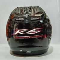 Gambar HELM NHK R6 SOLID BLACK HELM HALF FACE dari Ryan motor helmet undefined 4 Tokopedia