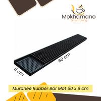 Gambar Muranee Rubber Bar Service Spill Mat Bar Mat Tatakan Gelas 60x8 cm dari Mokhamano Coffee undefined 1 Tokopedia