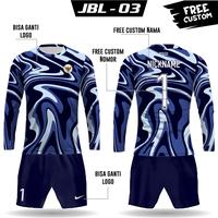Gambar jersey bola setelan kiper indonesia free custom nama nomor dan logo - Abu-abu, XS dari jmxfactory undefined 5 Tokopedia