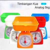 Gambar timbangan kue analog 5kg kitchen scale - merah GSF 2kg dari Toko-Asyah undefined 1 Tokopedia