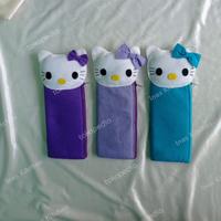 Gambar tempat pensil karakter HELLO KITTY dari bahan kain flanel - ungu muda dari Inas Kitchen undefined 1 Tokopedia