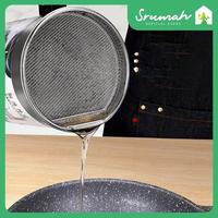 Gambar Tempat Penyimpanan Minyak Wadah Penyaring Minyak Goreng 1.4L Stainless dari SrumahID undefined 3 Tokopedia