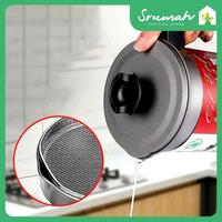 Gambar Tempat Penyimpanan Minyak Wadah Penyaring Minyak Goreng 1.4L Stainless dari SrumahID undefined 2 Tokopedia