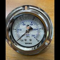 Gambar PRESSURE GAUGE 2,5 inch 25 mpa PAYUNG (SKON) dari Rexsamas Hydraulic undefined 1 Tokopedia