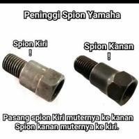 Gambar baut sambungan spion yamaha sepasang kanan+kiri 2biji - silver dari acm motor undefined 1 Tokopedia