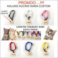 Gambar Kalung Kucing Nama Custom Lonceng - Kalung Saja, Putih dari Betswood undefined 1 Tokopedia