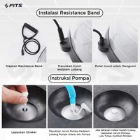 Gambar SFIDN Balance Ball / Bosu Ball / Yoga Pilates Gym Fitnes FITS - Hitam dari Sfidn undefined 5 Tokopedia