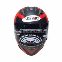 Gambar helm gm race pro x ride | helm fullface single visor smoke - black red doff, M dari Aneka helmet undefined 3 Tokopedia