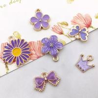 Gambar Enamel Liontin Charm Mix Bahan Aksesoris Kalung Gelang Anting Ungu dari Broadway Style undefined 2 Tokopedia