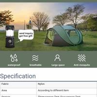 Gambar Tenda Camping Cepat Rakit Bangun Pop-Up 5Sec. untuk Jelajah Nusantara. - S dari NETVIEW store. undefined 5 Tokopedia