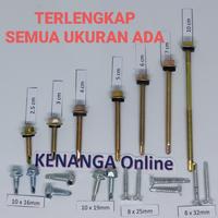 Gambar Baut Roofing kuning 7 cm lengkap dgn karet dari K-Online_NEW undefined 2 Tokopedia