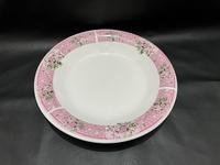 Gambar piring makan 9inch cekung keramik motif cantik - Merah Muda dari Toko Moro Seneng Kediri undefined 4 Tokopedia