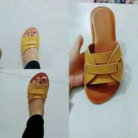 Gambar MDM (Bisa COD) sandal kulit wanita asli garut sandal papirut garut - 39, Maroon dari MDM Leather undefined 2 Tokopedia