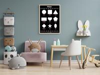 Gambar Poster Anak/ Balita/ Poster Pendidikan PAUD/TK/ Poster High Contrast - Alphabet BW dari ideea project undefined 3 Tokopedia