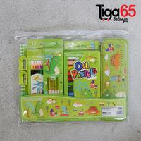 Gambar 365 STATIONERY SET #40981 Paket Alat Tulis Karakter Fancy - SM8867D-Hijau dari 365belanja undefined 3 Tokopedia