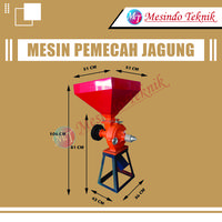 Gambar MESIN GILING JAGUNG PEMECAH JAGUNG TIPE 20 - DIESEL 7.5HP dari Mesindo Teknik undefined 1 Tokopedia