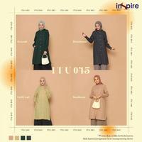 Gambar Inspire Tunik ITu 45 Warna Hijau Tua Blouse Atasan Kemeja Kerja Formal dari Hibban Online Shop undefined 2 Tokopedia