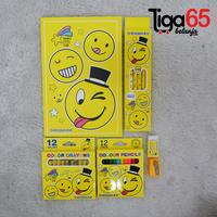 Gambar 365 STATIONERY SET #40972 Paket Alat Tulis Karakter Fancy - S8837B - Emoji1 dari 365belanja undefined 4 Tokopedia