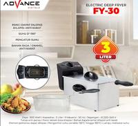 Gambar Advance Electric Deep Fryer 3 Liter Penggorengan Listrik FY 30 dari kenannya undefined 3 Tokopedia