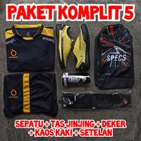 Gambar Paket Komplit Sepatu Futsal Tas Jinjing Deker Kaos Kaki Dan Setelan - Foto 10, 39 dari sepatuonlineid undefined 4 Tokopedia