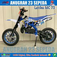 Gambar Motor mini Trail Anak Lenka MC 73 Motor Cross Bensin Campur - Biru dari Anugrah 23 sepeda undefined 3 Tokopedia