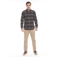 Gambar MOC Kemeja Lengan Panjang Pria Slim Fit FLINT-DARK GREY - XXL dari MOC Indonesia undefined 4 Tokopedia