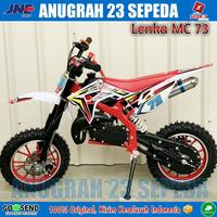 Gambar Motor mini Trail Anak Lenka MC 73 Motor Cross Bensin Campur - Biru dari Anugrah 23 sepeda undefined 2 Tokopedia