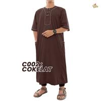 Gambar Jubah Pria Modern Gamis Pria Baju Muslim Pria Bahan Katun Poplin - Abu Tua, M dari Gudang Salman undefined 5 Tokopedia