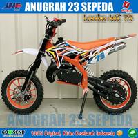 Gambar Motor mini Trail Anak Lenka MC 73 Motor Cross Bensin Campur - Biru dari Anugrah 23 sepeda undefined 5 Tokopedia