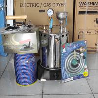 Gambar setrika uap boiler gas 5 liter dari riversilent mesin laundry undefined 1 Tokopedia