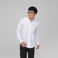Gambar iNeat Kent Collar White Long Sleeve - Kemeja Formal Berkerah Pria - S dari iNeat undefined 4 Tokopedia