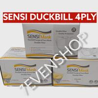 Gambar Masker 3Ply SENSI DUCKBILL ORIGINAL face DUCK 3 ply ISI 50PCS - SENSI DUCK +BOX dari 7EVENSHOP undefined 1 Tokopedia