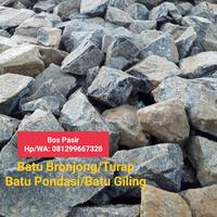 Gambar Batu Bronjong (7 m3) Batu Pondasi Batu Kali Batu Turap Batu Giling - Kirim Cilegon dari Boss Pasir undefined 1 Tokopedia