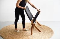 Gambar Kursi Santai Lipat Rotan Sintetis kayu jati KURSI MALAS LAZY CHAIR dari meroomindonesia undefined 3 Tokopedia
